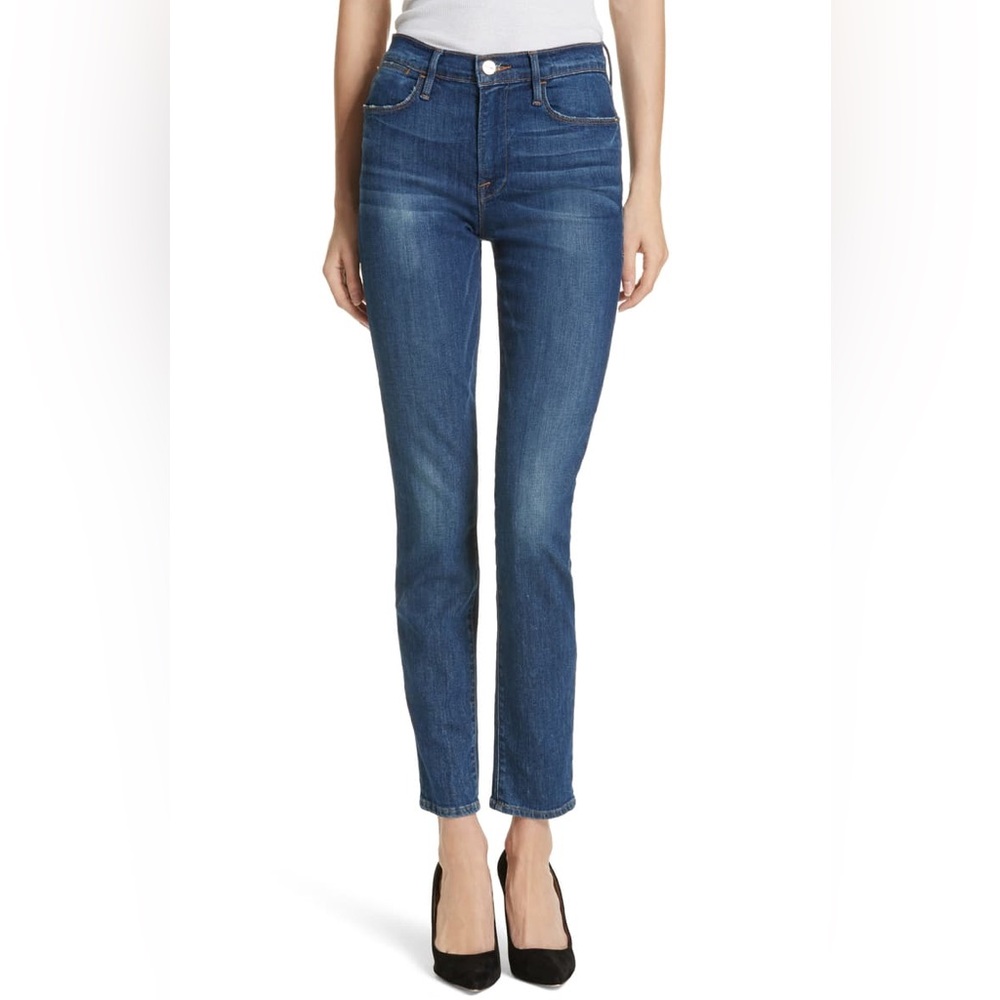 FRAME‎ Denim Le Skinny de Jeanne Jeans Size 26 Raw Hem
